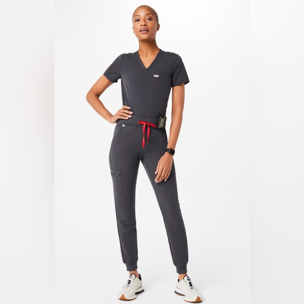 FIGS grey scrubs set